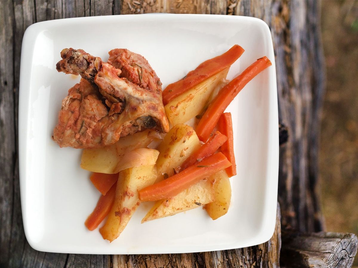 Limonlu Sebzeli Fırın Tavuk tarifi görseli