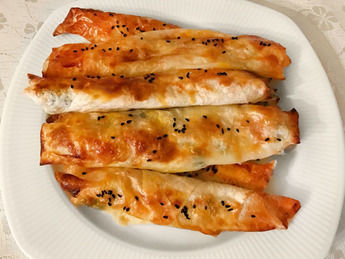 Mushroom Börek (Turkish Savory Pastry) recipe photo