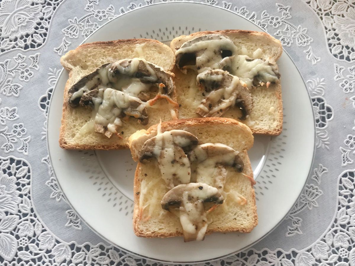 Mantarlı Ekmek tarifi görseli