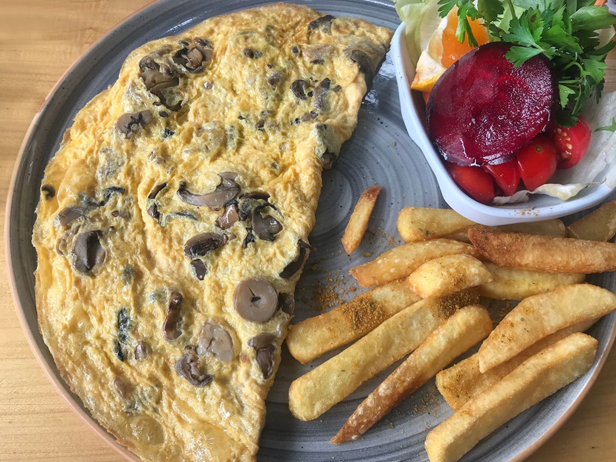 Mantarlı Omlet tarifi görseli