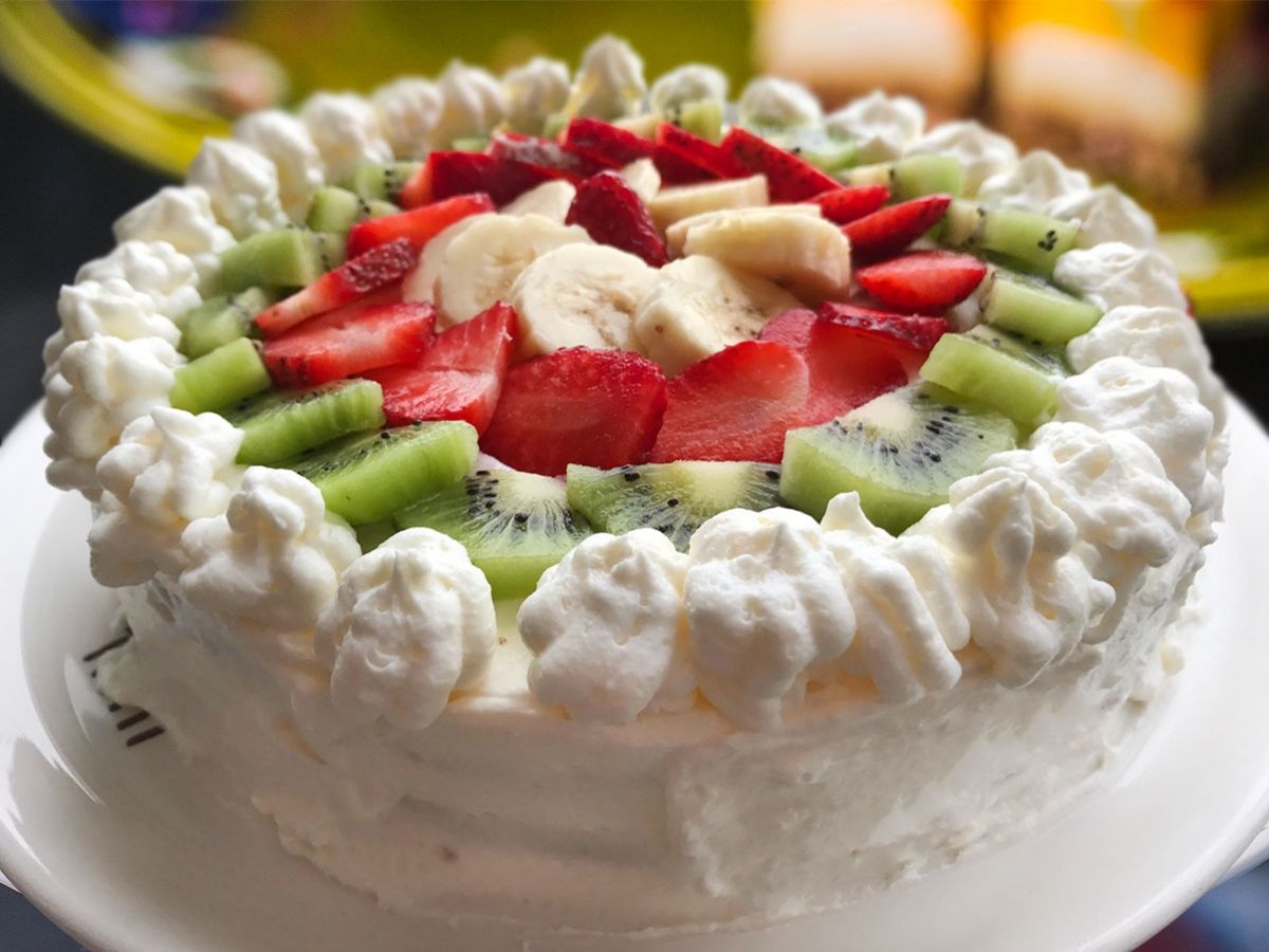 Meyveli Pasta tarifi görseli