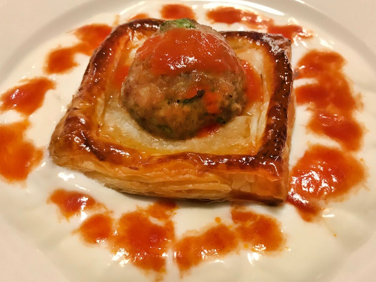 Köfte (Turkish Meatballs) in Puff Pastry recipe photo