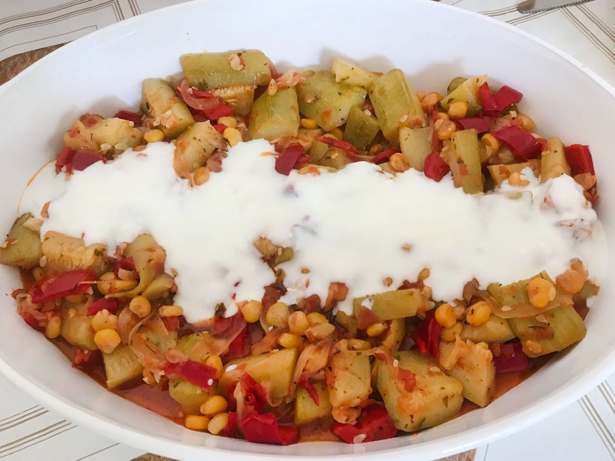 Mısırlı Kabak Yemeği tarifi görseli