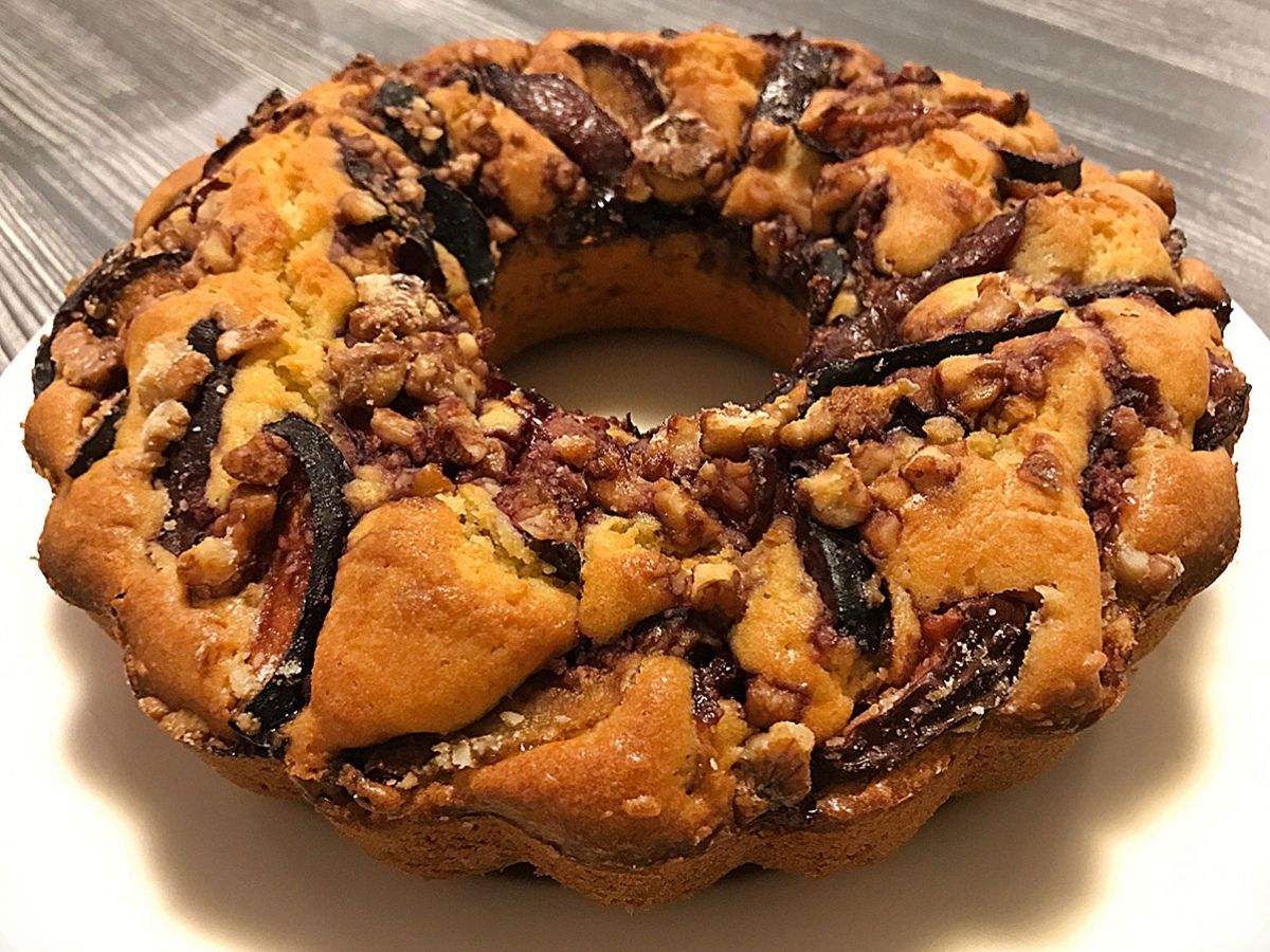 Damson Plum Cake recipe photo