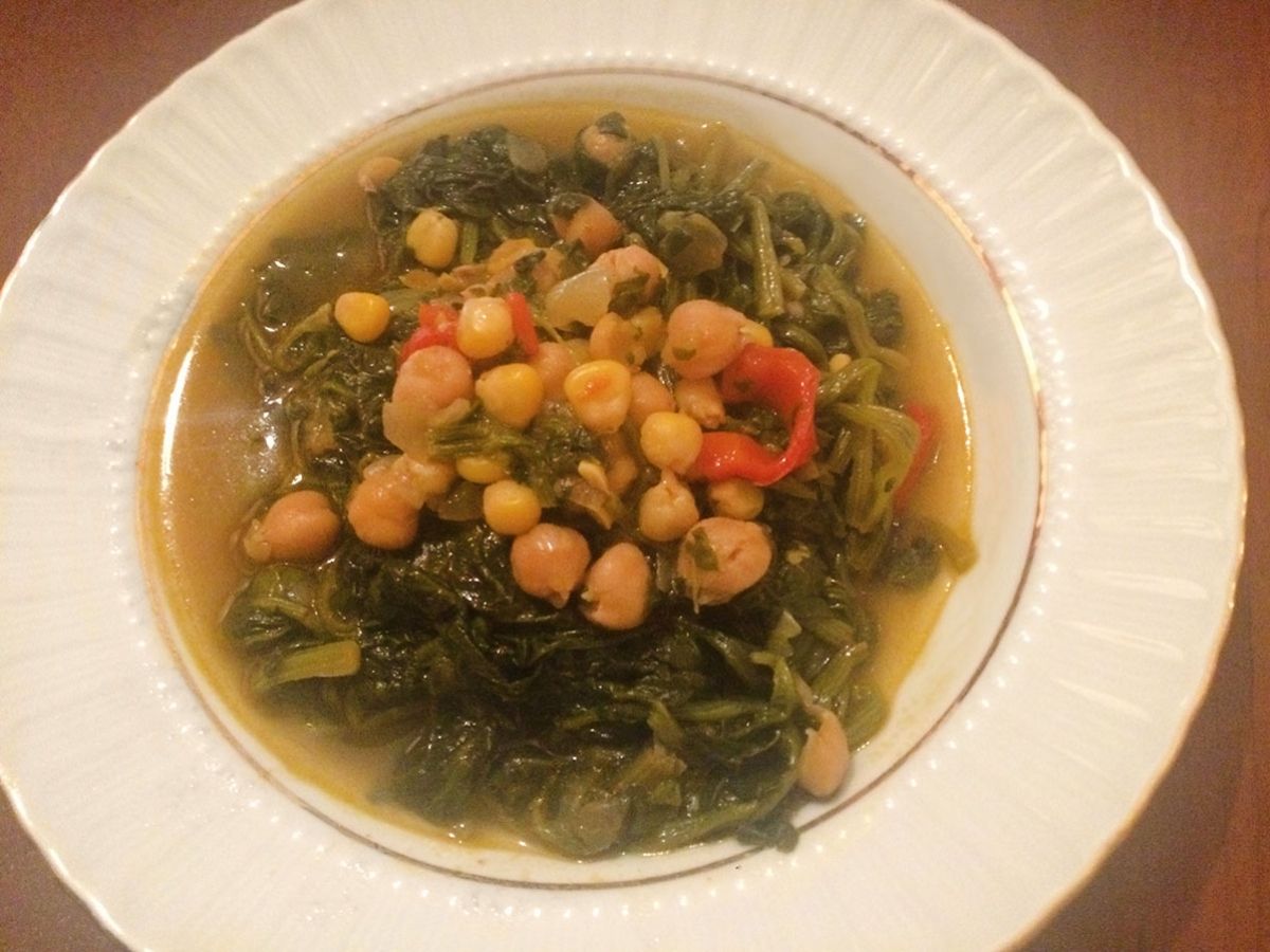 Nohutlu Pazı Yemeği tarifi görseli