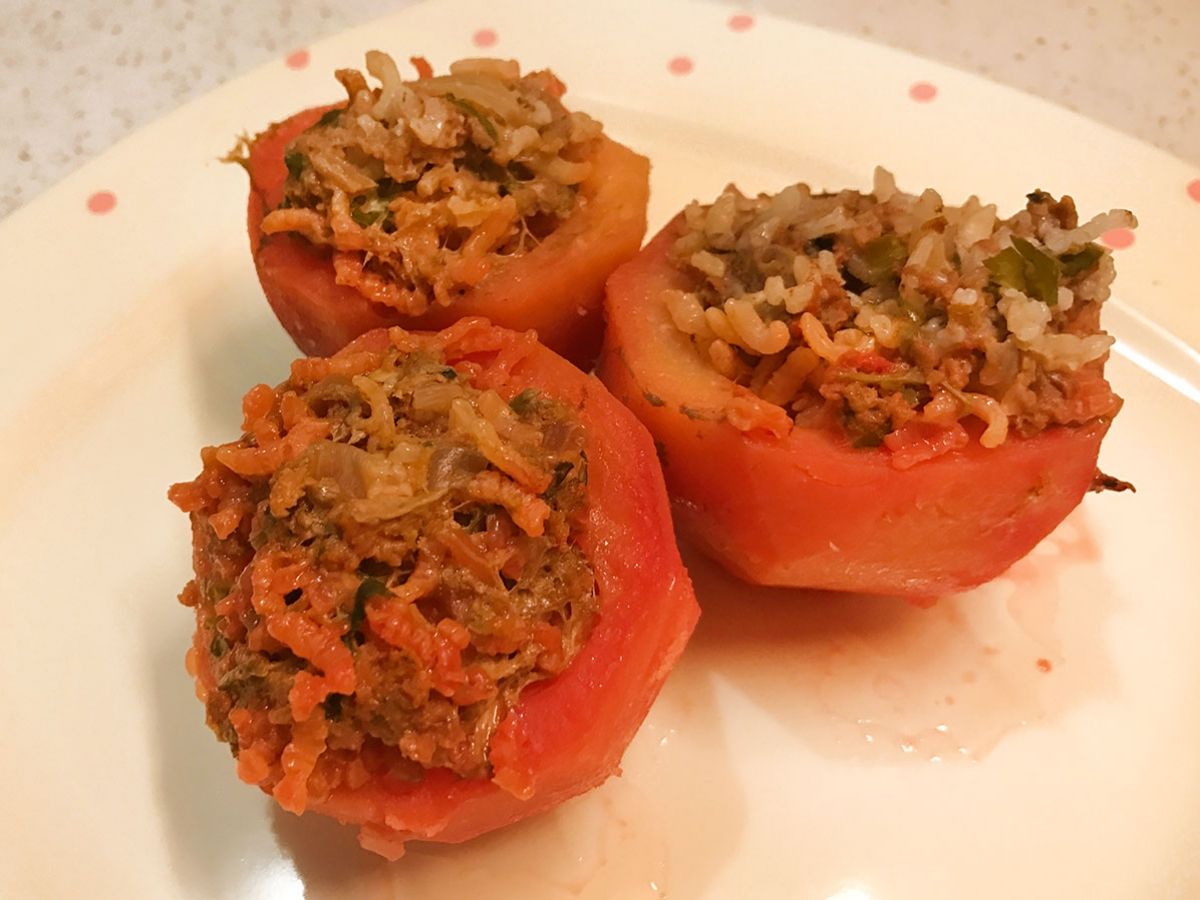 Pancarlı Patates Dolması tarifi görseli