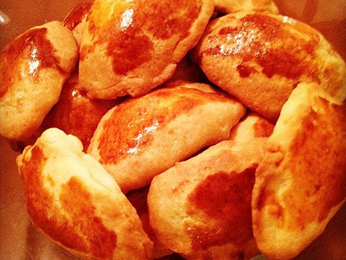 Mom's Potato Poğaça (Turkish Stuffed Savory Buns) recipe photo