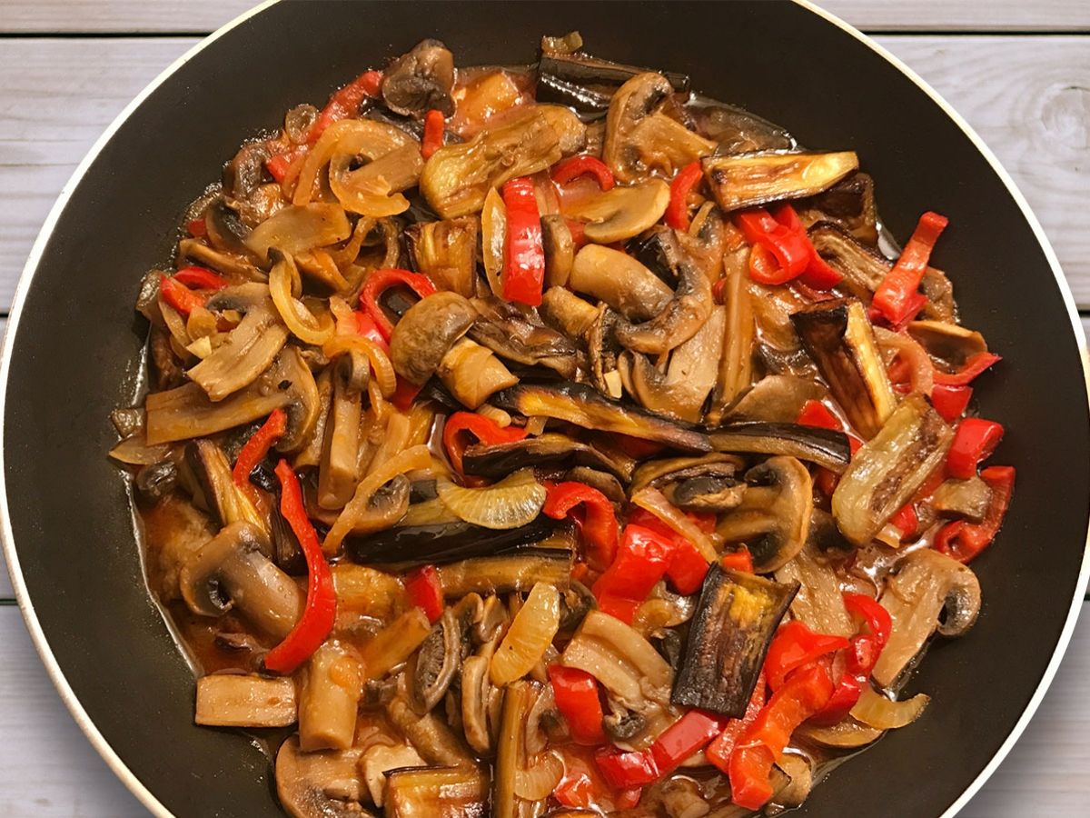 Patlıcanlı Mantar tarifi görseli