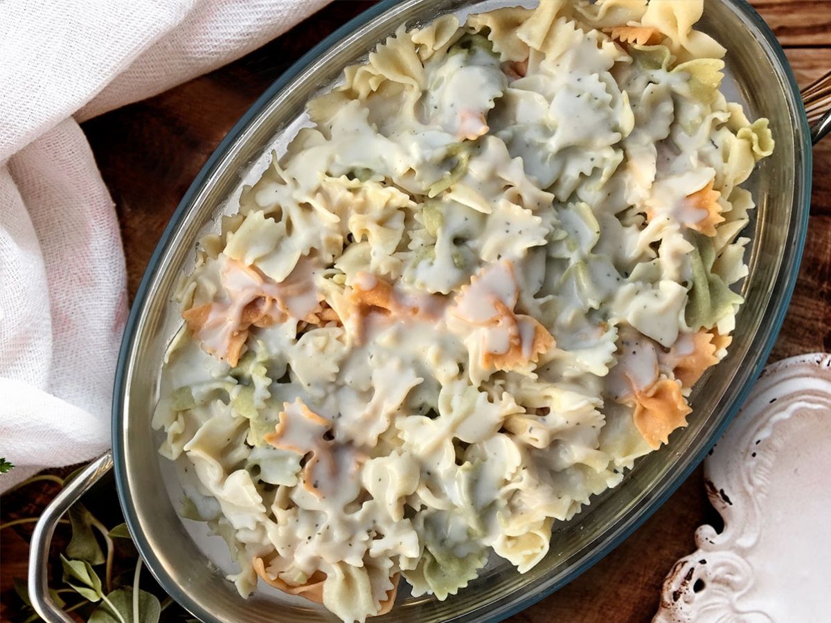 Peynir Soslu Makarna tarifi görseli