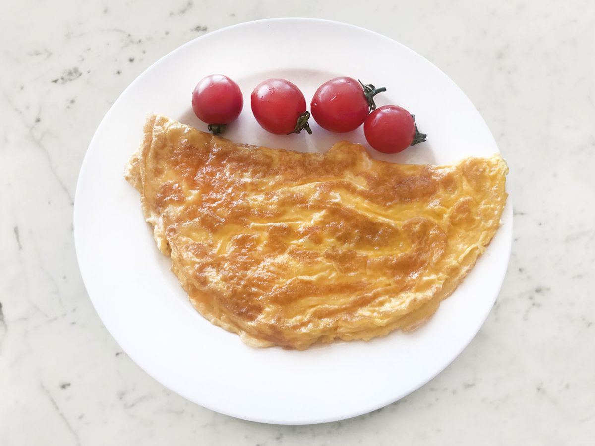Peynirli Kaşarlı Omlet tarifi görseli
