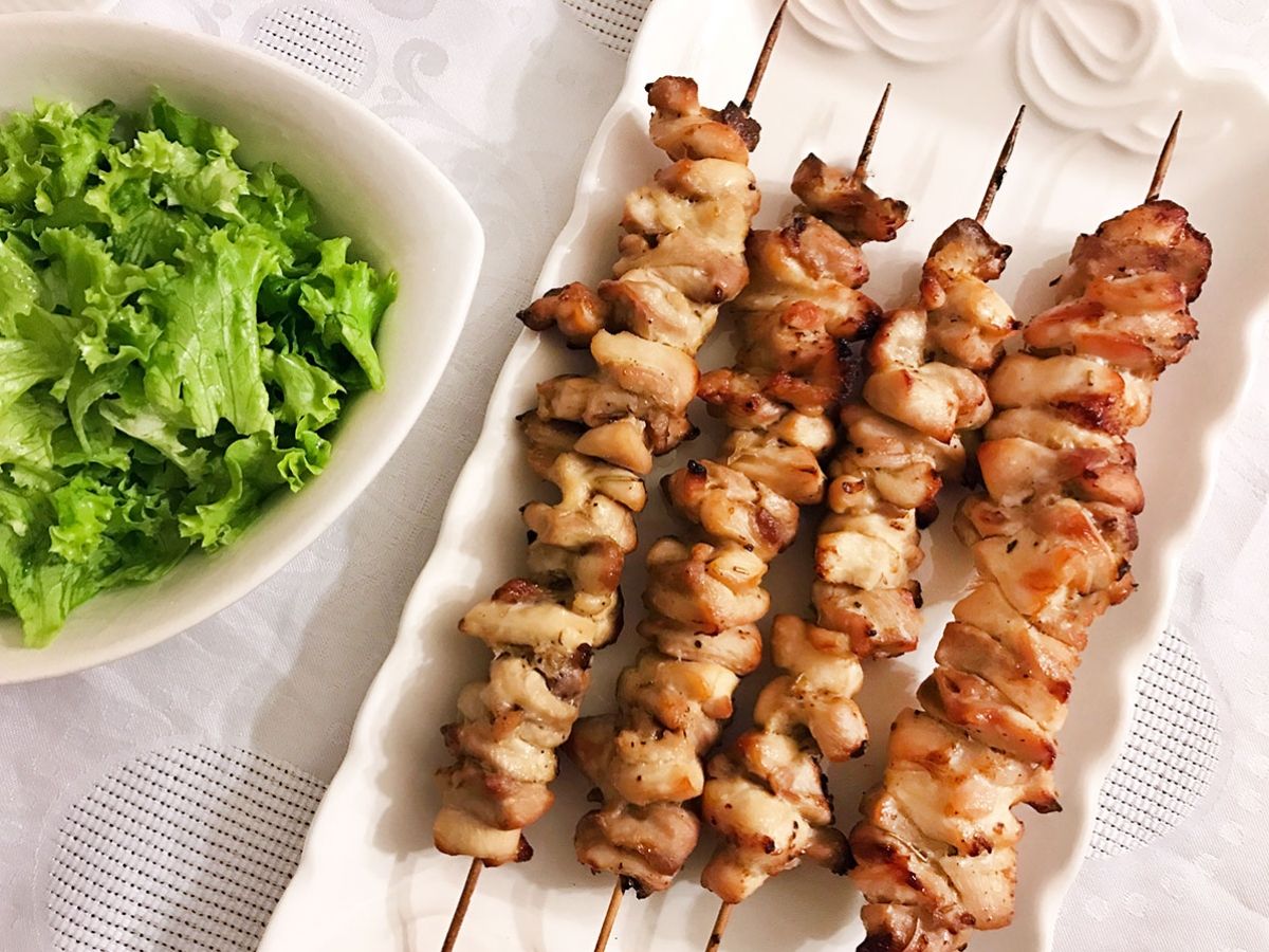 Portakal Soslu Tavuk Şiş tarifi görseli