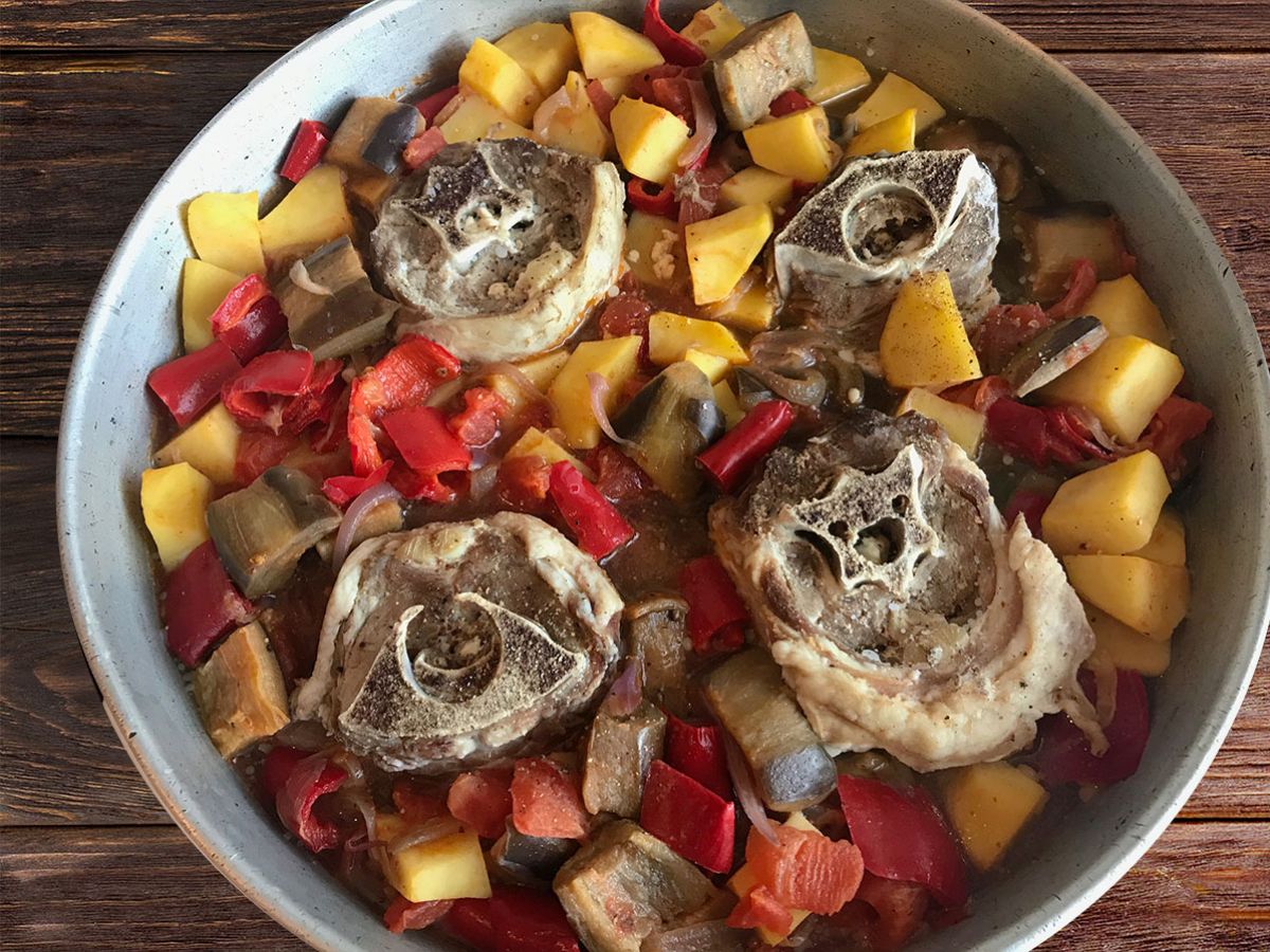 Sebzeli Gerdan Yemeği tarifi görseli