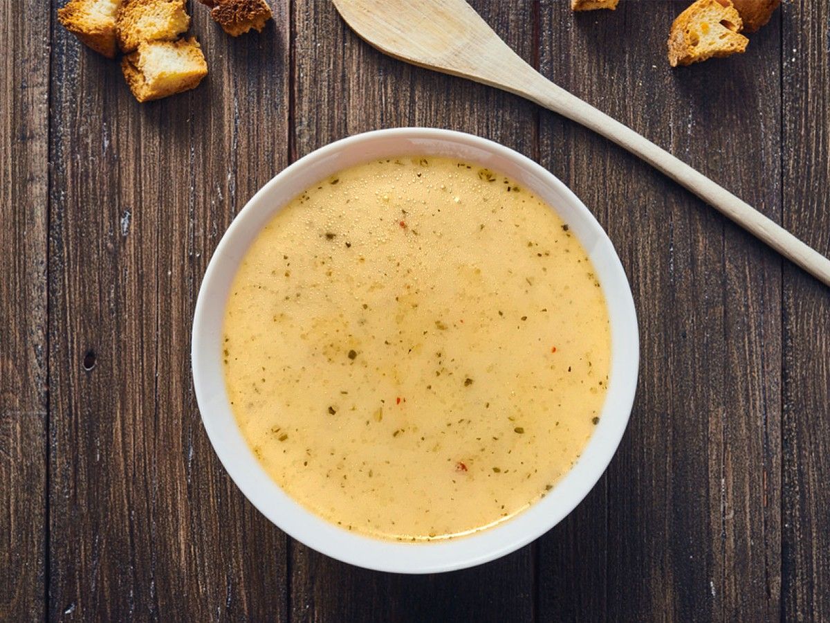 Hot Yogurt Soup recipe photo