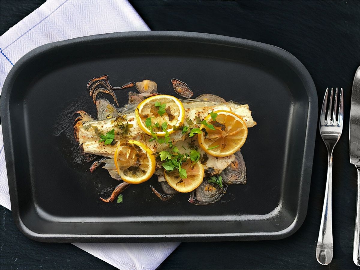 Vinegar-Marinated Sea Bass - Tangy & Delicious Baked Fish recipe photo