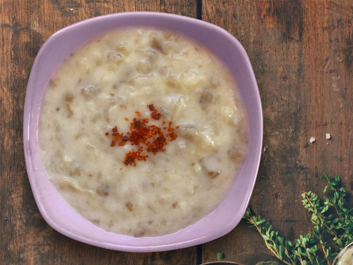 Taneli Köz Patlıcan Çorbası tarifi görseli