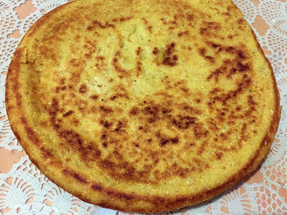 Tavada Peynirli Mısır Ekmeği tarifi görseli