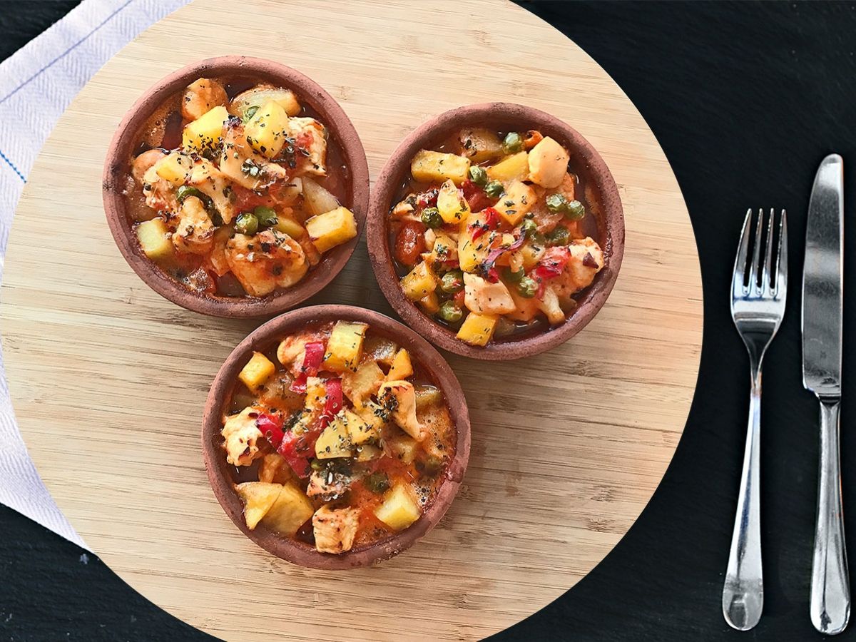 Chicken Güveç (Turkish Clay Pot Chicken Stew) recipe photo