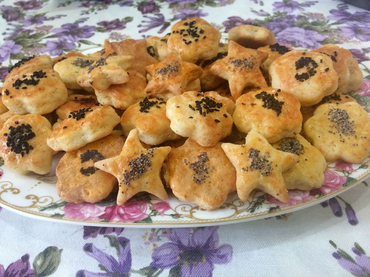 Tuzlu Yıldız Kurabiye tarifi görseli