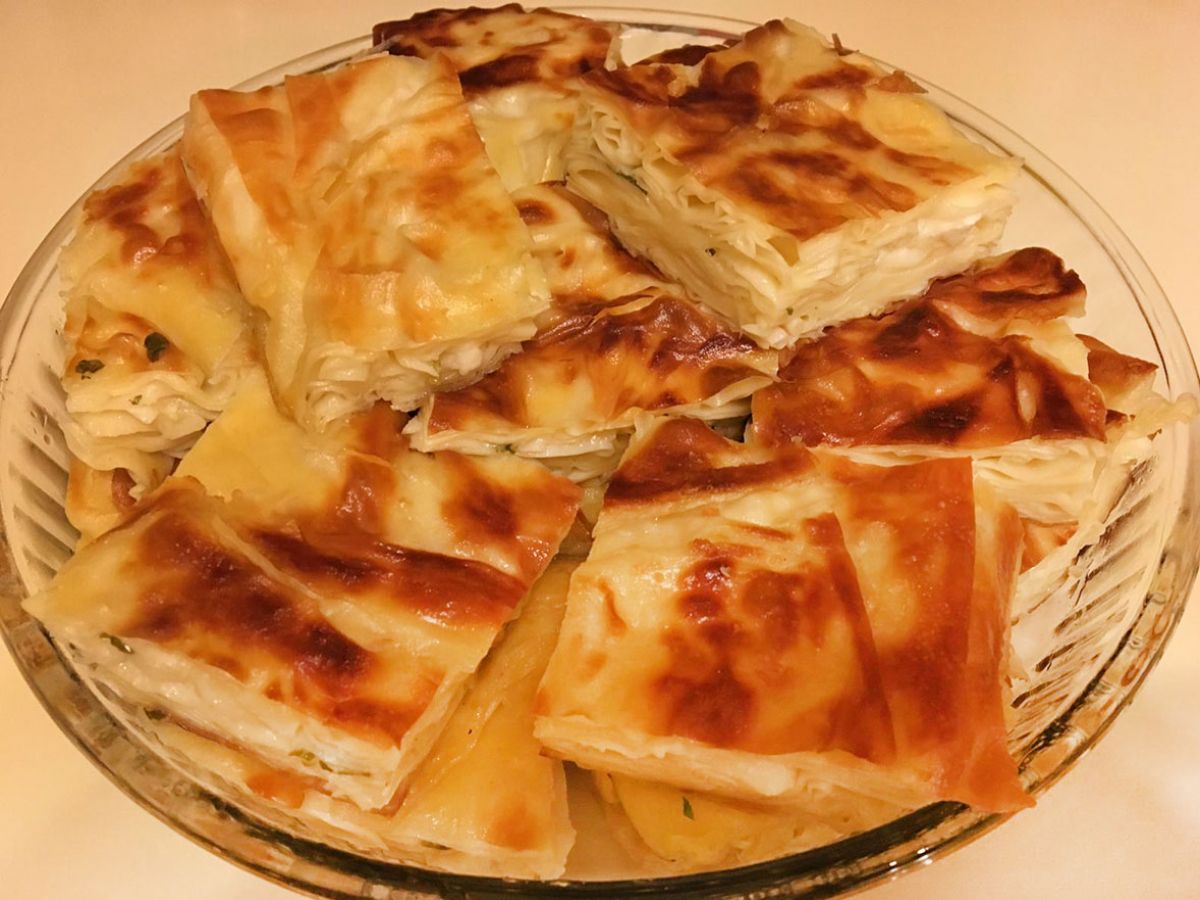 Üç Peynirli Su Böreği tarifi görseli