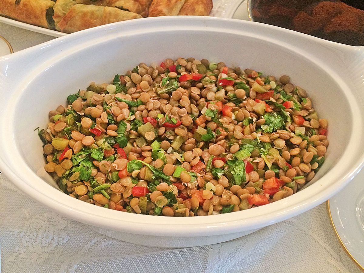 Yeşil Mercimek Salatası - Pratik & Sağlıklı Tarif tarifi görseli