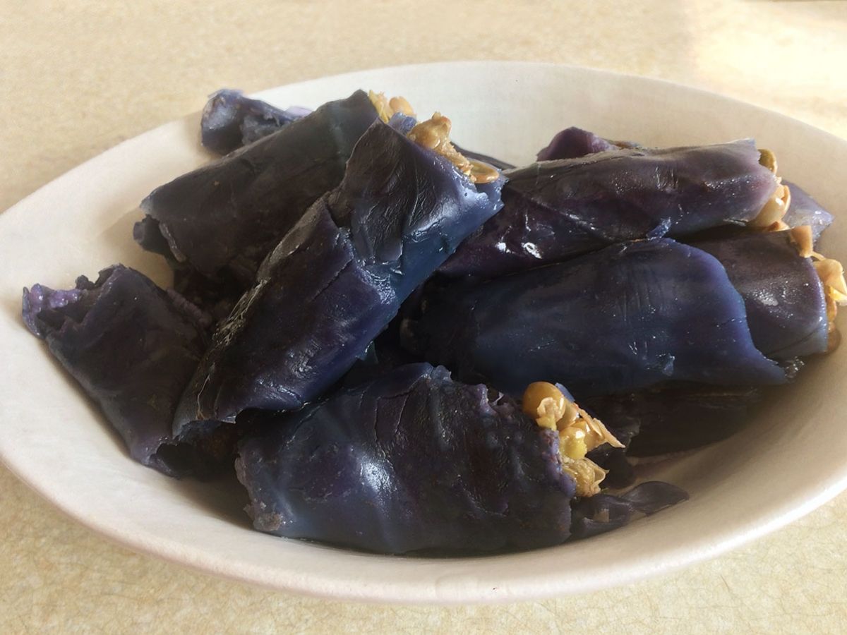 Yeşil Mercimekli Mor Lahana Dolması tarifi görseli