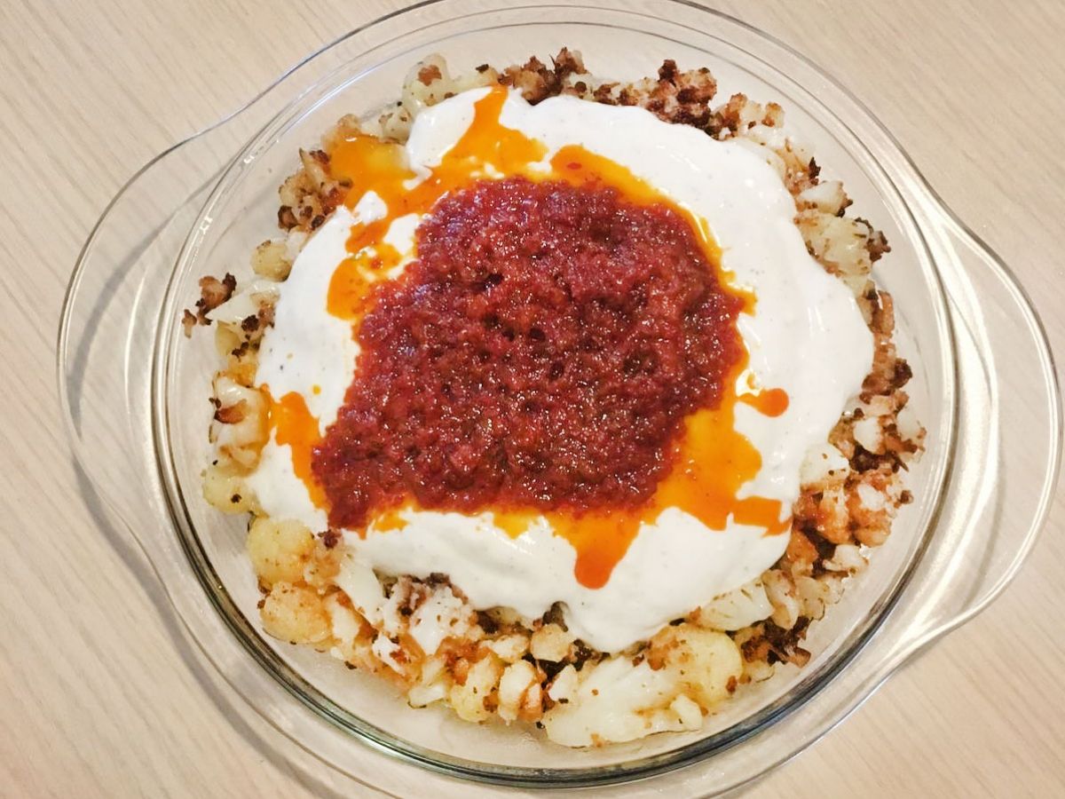 Yoğurtlu Karnabahar Kavurması tarifi görseli