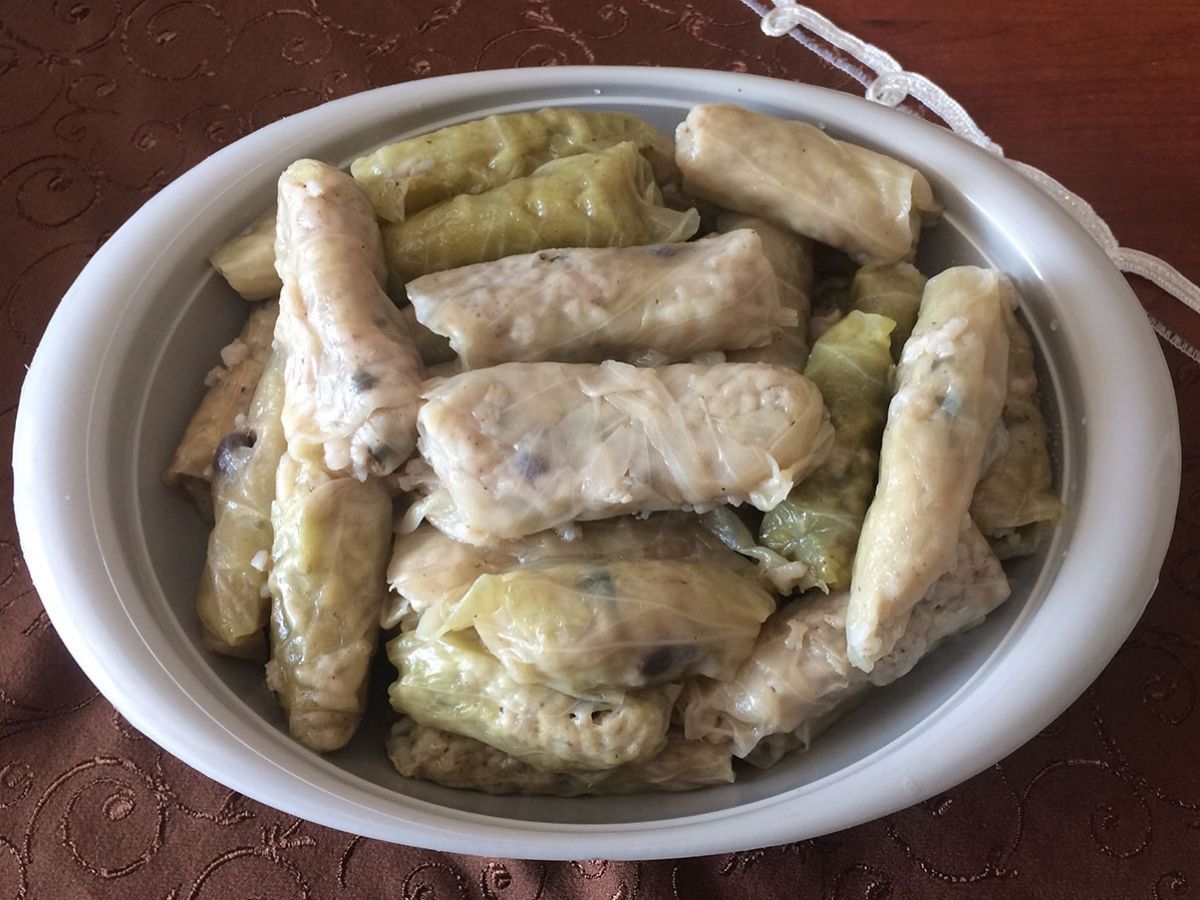 Olive Oil Cabbage Rolls (Zeytinyağlı Lahana Sarması) recipe photo