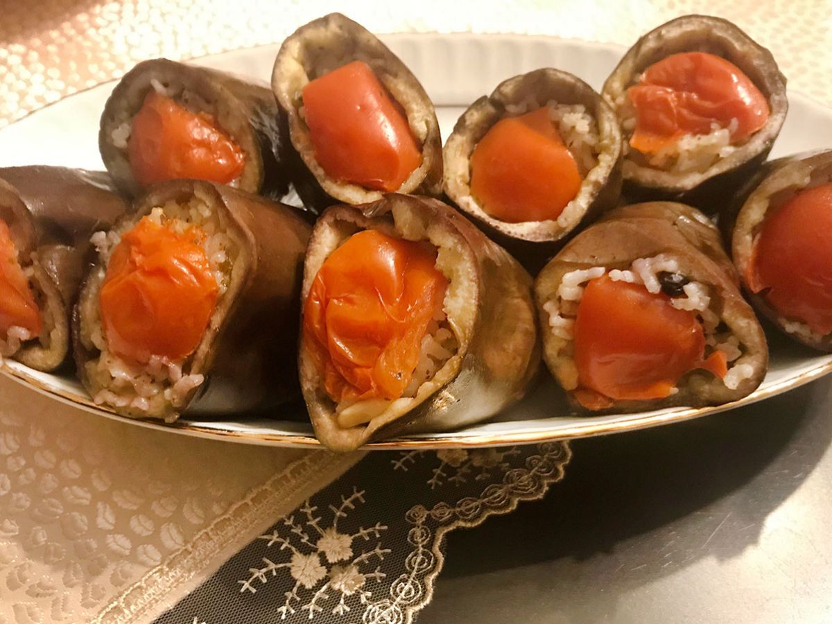 Zeytinyağlı Patlıcan Dolması tarifi görseli