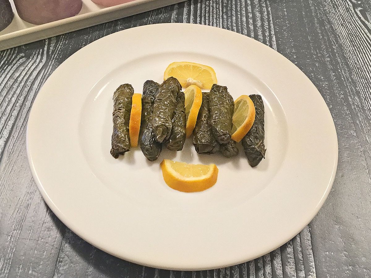 Olive Oil Grape Leaf Sarma (Zeytinyağlı Yaprak Sarması) recipe photo